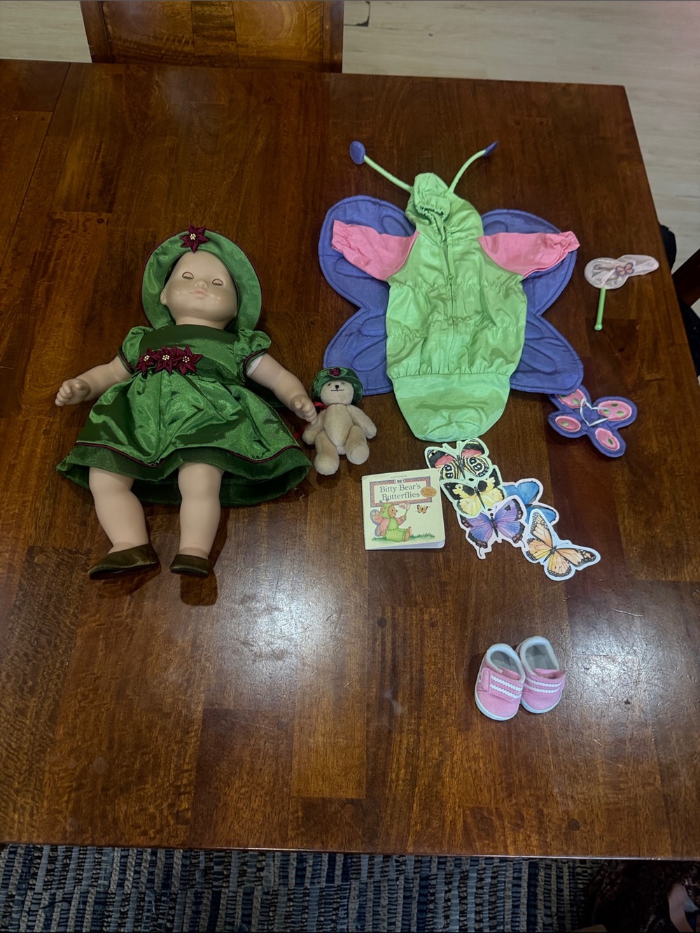 Vintage 1990s Original Pleasant Company American Girl Doll Bitty Baby Bundle